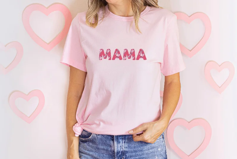 Pay Less Mama T-Shirt Rose