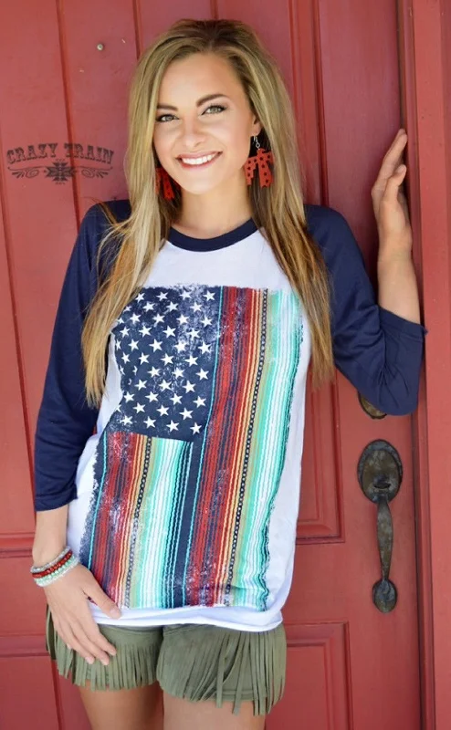 Weekend Savings Spectacular God's Country Baseball Shirt by Crazy Train
