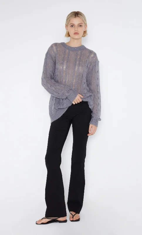 Fantastic Deals ANTOINE KNIT JUMPER - GUNMETAL