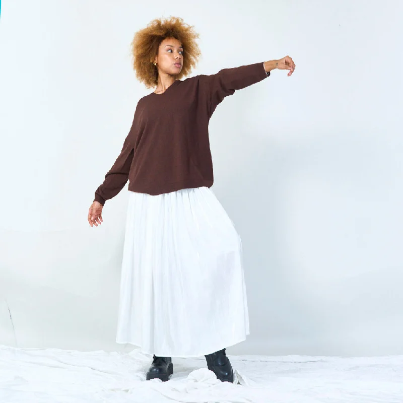 Act Now V-neck relaxed fit sweater wholesale