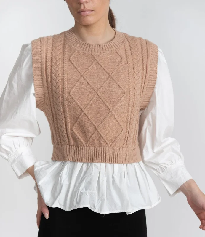Exclusive Deal LESLIE TOP (Beige)