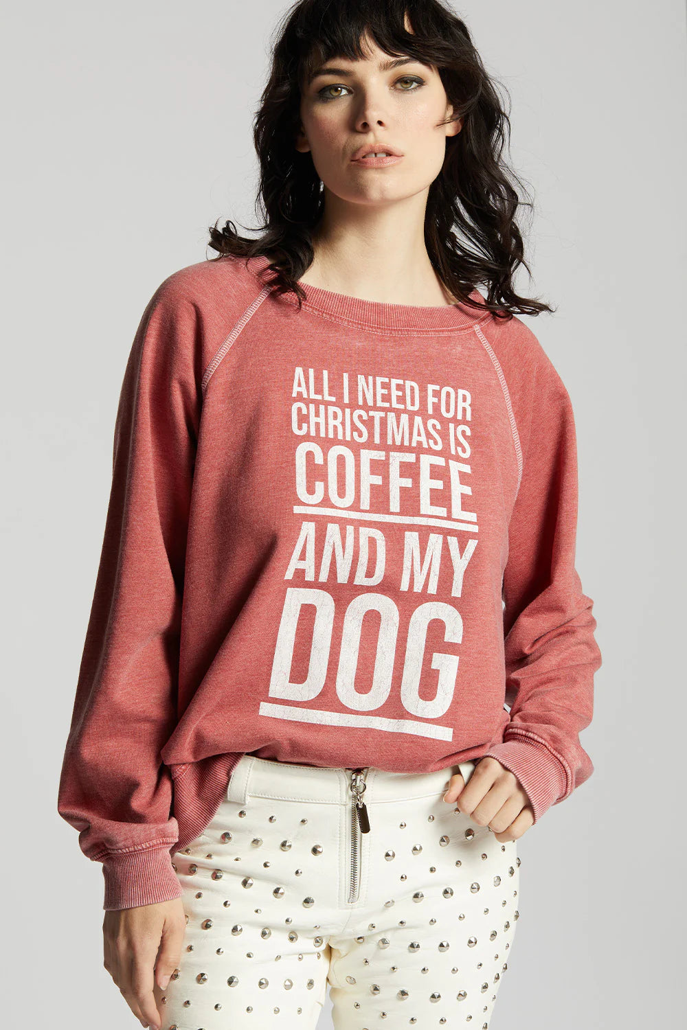 Can't Miss Coffee & My Dog For Christmas Sweatshirt