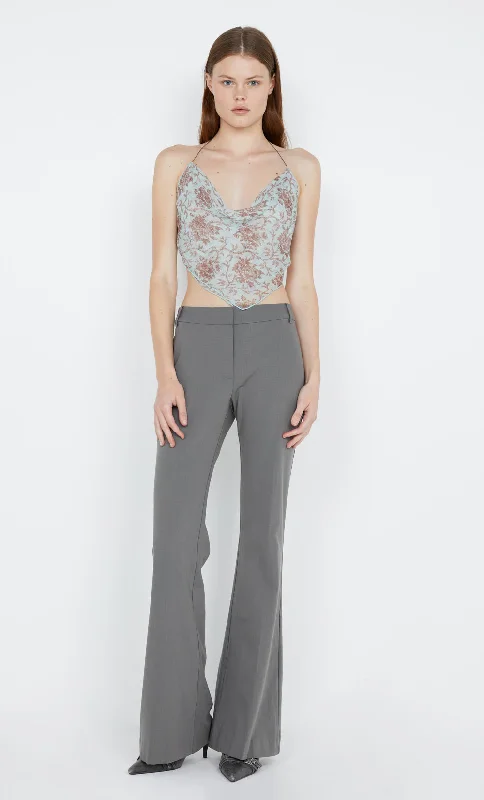 Buy Today TWIGGY HALTER TOP - JUNIPER FLORAL