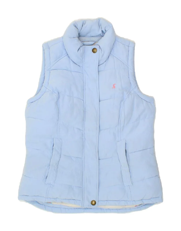 Markdowns JOULES Womens Padded Gilet UK 8 Small Blue Polyester