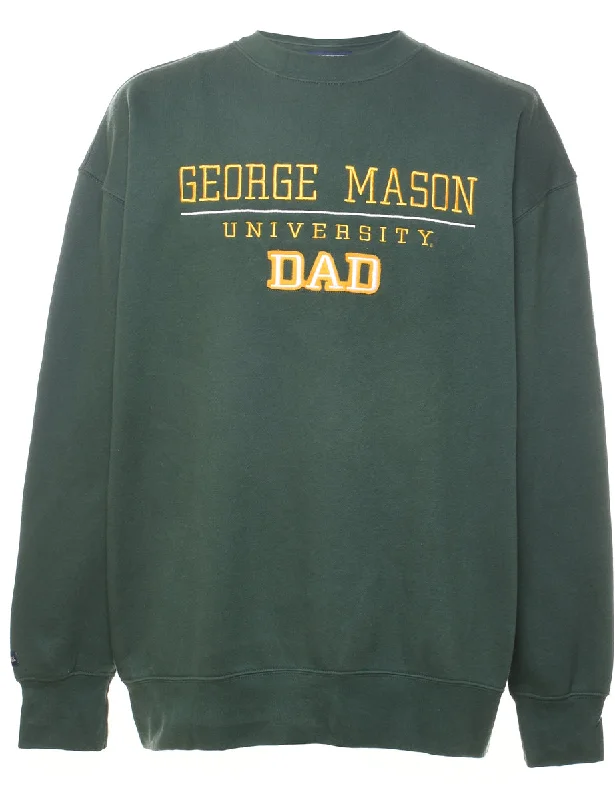 Low Prices Jansport George Mason University Dad Embroidered Sweatshirt - XL
