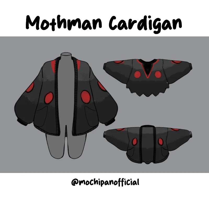 Now or Never (Pre-Sample Pre-Order) Mothman Cardigan (In Production)