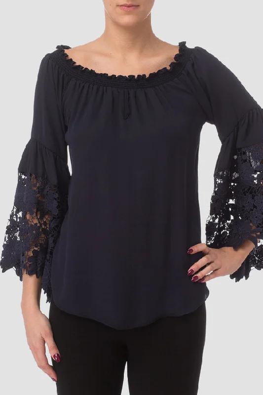 Clearance Sale Joseph Ribkoff Pull On Off The Shoulder Lace Top