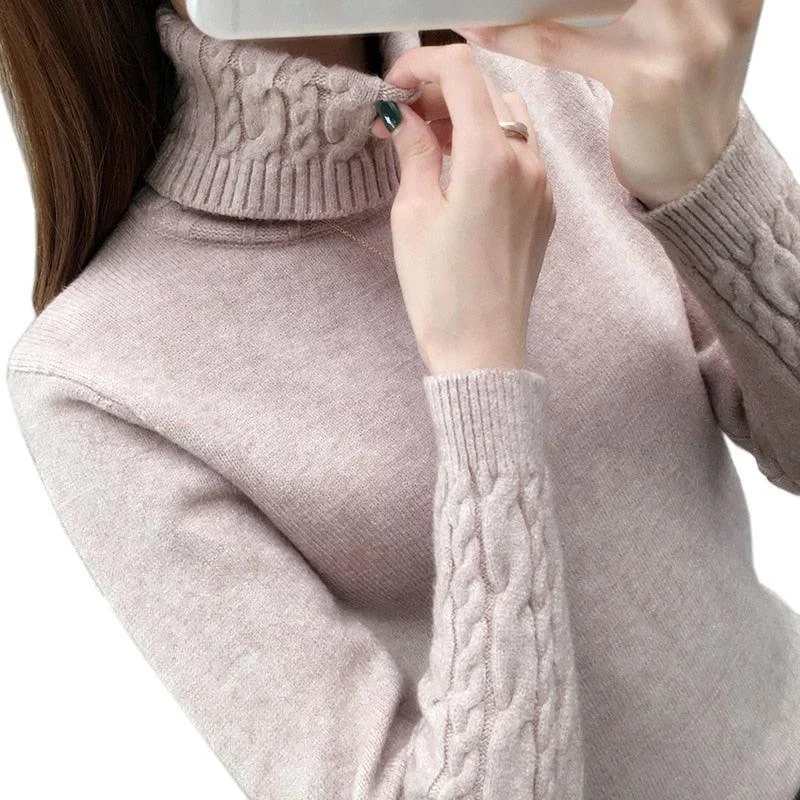 Amazing Deals V-Design Turtleneck Sweater