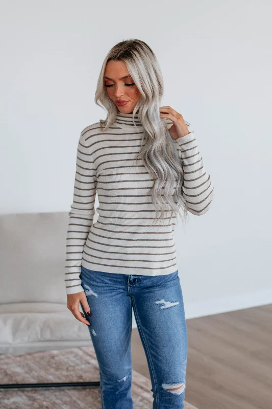 Limited Edition Berkeley Striped Sweater - Oatmeal