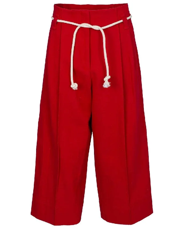 Act Now Wide Leg Crop Trouser