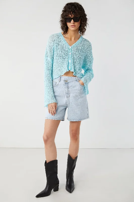 Weekend Bargains to Sizzle CROPPED OVERSIZED CARDIGAN