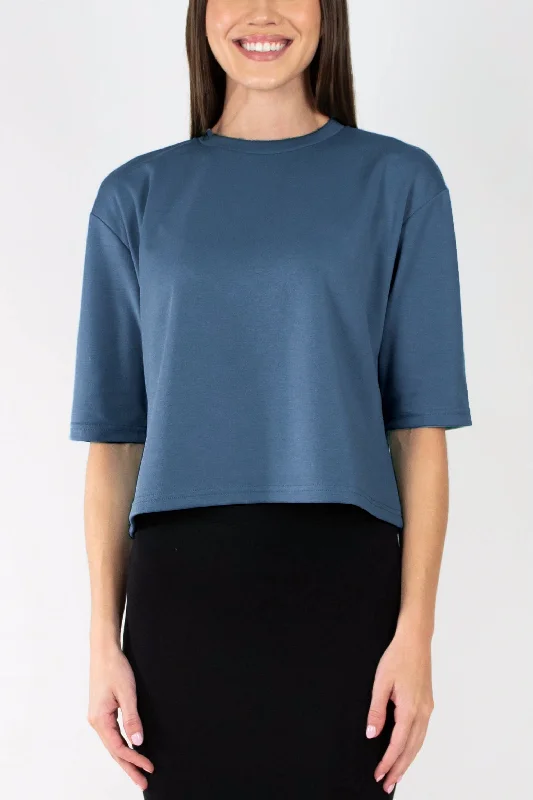 Weekend Wonders Await! REMI TEE PLAIN (TEAL)