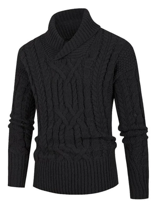 Discount Mania Twist V-Neck Men Pullover Sweater
