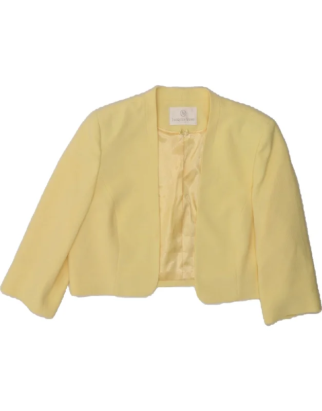 Final Clearance JAQUES VERT Womens 3/4 Sleeve Bolero Jacket UK 18 XL Yellow Polyester Final Clearance JAQUES VERT Womens 3/4 Sleeve Bolero Jacket UK 18 XL Yellow Polyester