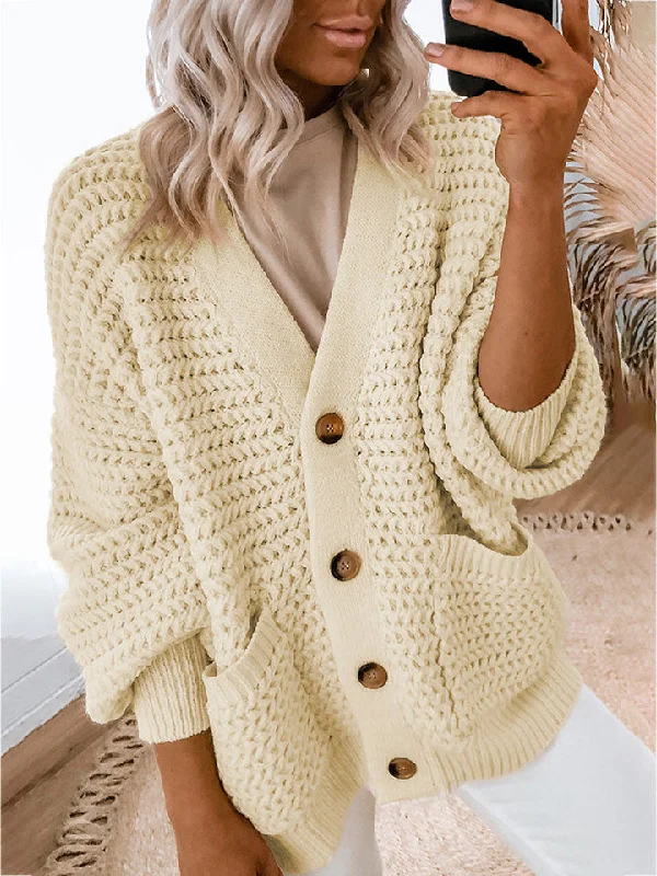 Exclusive Online Offer V-Neck Long Sleeve Cardigan