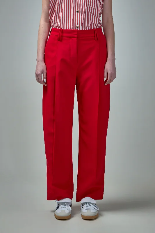 Shop Now Light Twill Suiting Relaxed Pleated Pants