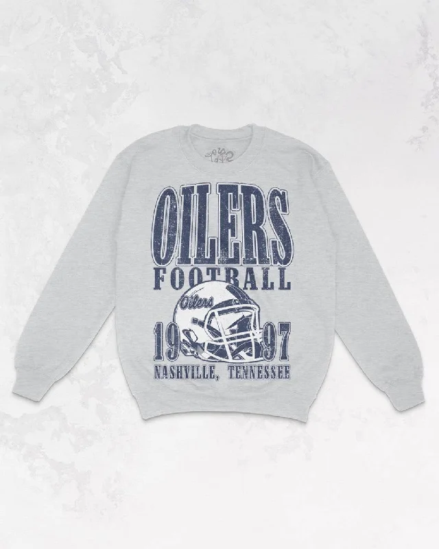 While Supplies Last 90's Oilers Football Vintage Style Oversized Sweatshirt