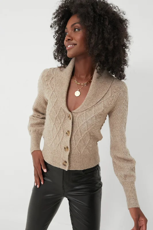 Value Pack Beige Eyelet Cardigan
