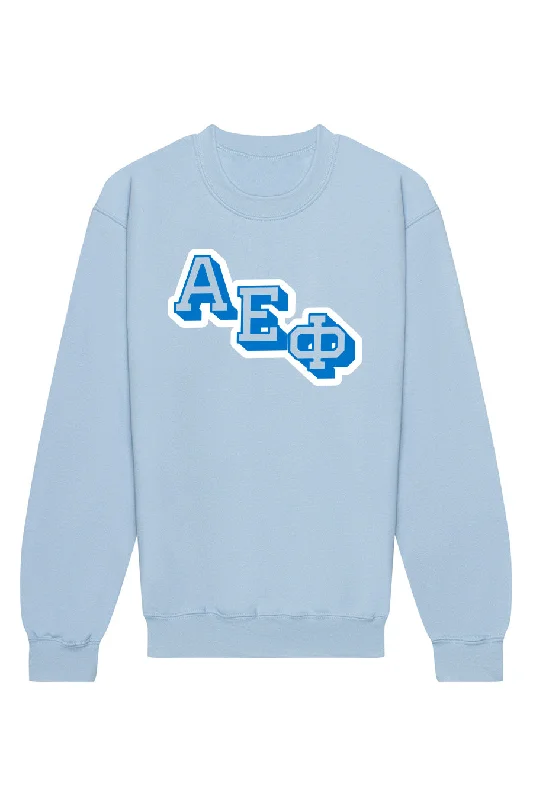 Price Drop Alert Alpha Epsilon Phi Varsity Letters Crewneck