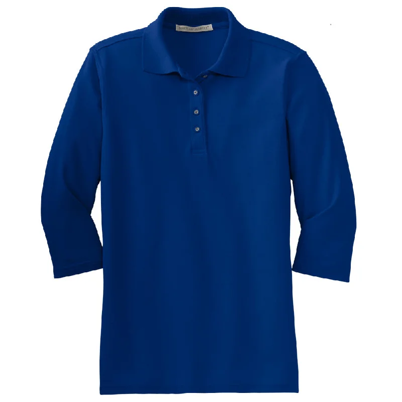 Flash Deal #Port Authority® Ladies Silk Touch™ 3/4-Sleeve Polo
