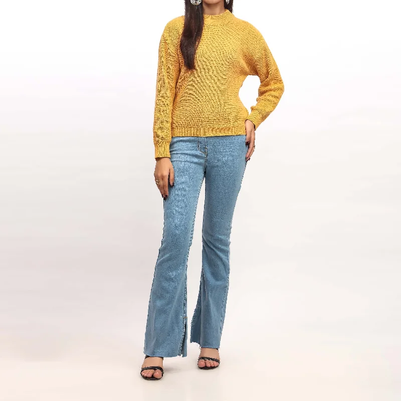 Now or Never Mustard Thread Sweater  PN4607