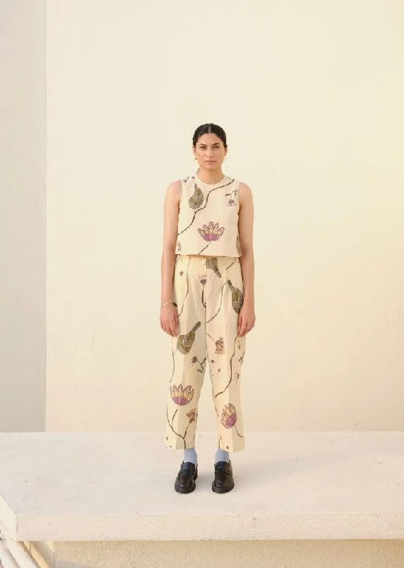 Weekend Offers That Shine Kurinji Creeper Trousers