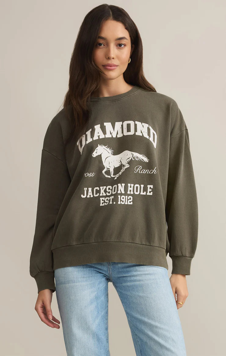 Hurry In Diamond Sunday Sweatshirt