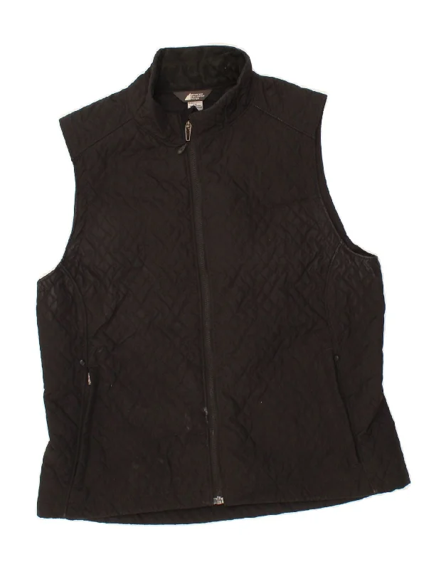 Online Only MOUNTAIN EQUIPMENT Womens Quilted Gilet UK 16 Large Black Polyester