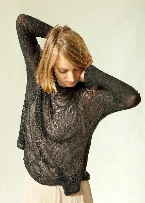 Weekend Discounts Worth Grabbing Black long sleeves round neck shirt - Soy