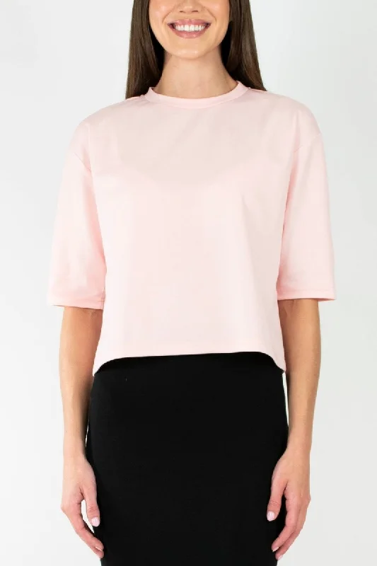 Time-Limited Offer REMI TEE PLAIN (LIGHT PINK)