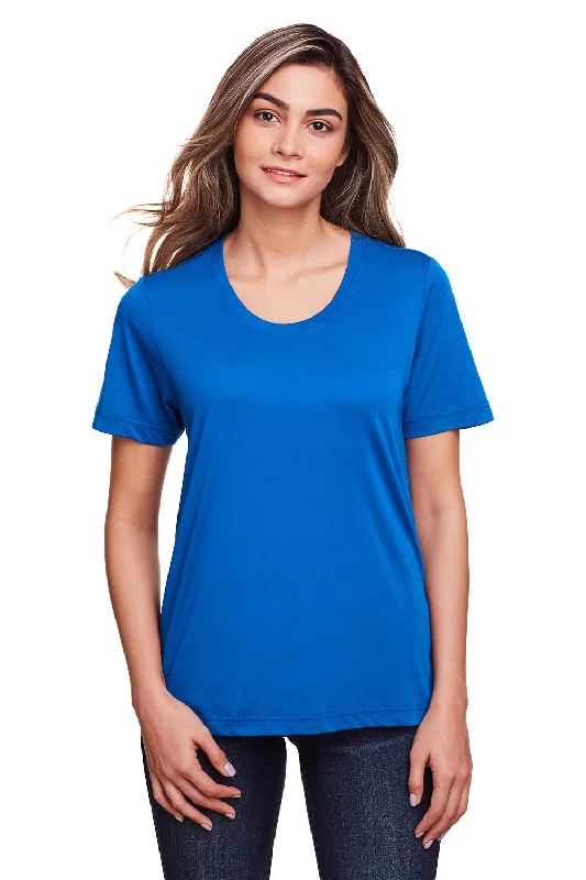 Weekend Specials Just for You Core 365 Womens Fusion ChromaSoft Performance Moisture Wicking Short Sleeve Scoop Neck T-Shirt - True Royal Blue Weekend Specials Just for You Core 365 Womens Fusion ChromaSoft Performance Moisture Wicking Short Sleeve Scoop Neck T-Shirt - True Royal Blue
