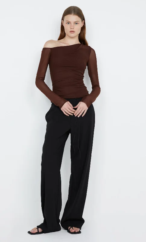 Extra Savings LIV LONG SLEEVE TOP - COCOA