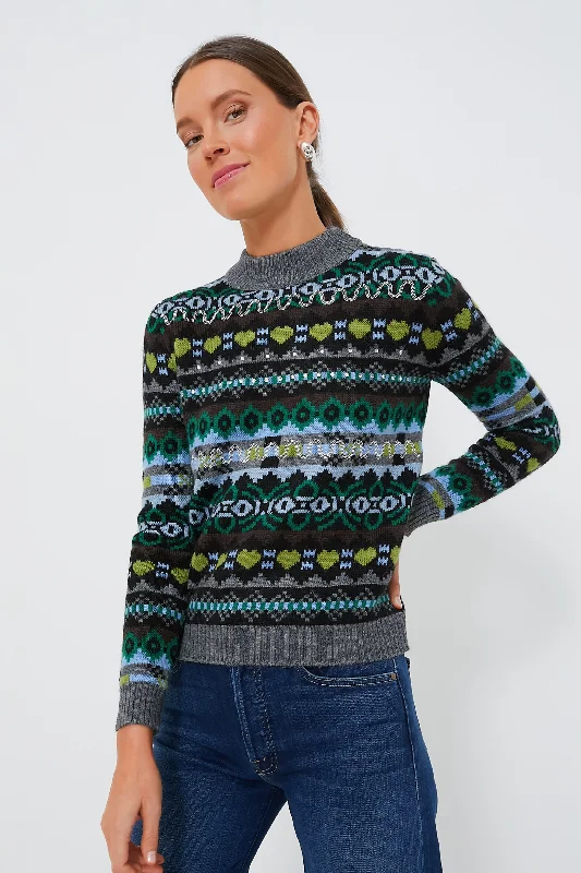 Top Pick Green Opaco Sweater