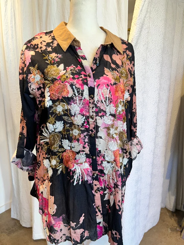 Deal Alert Midnight Flora top