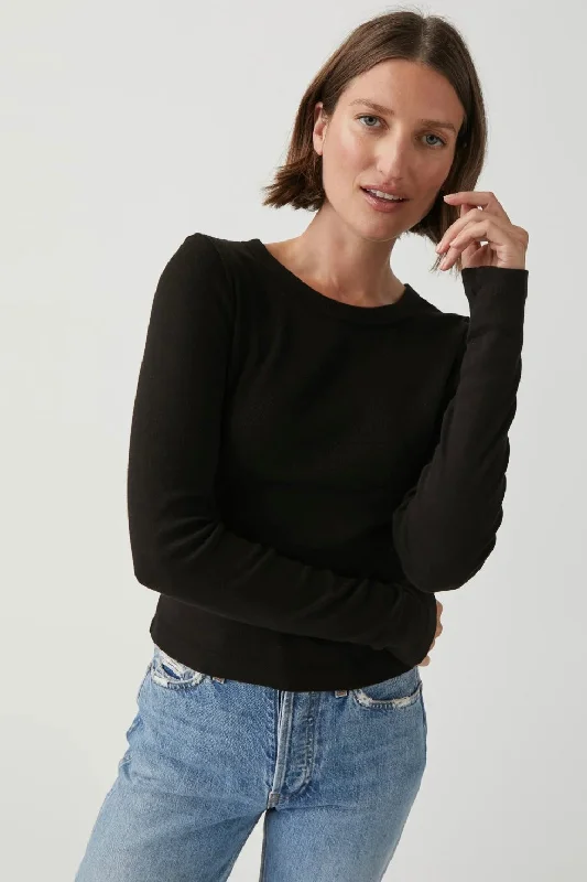 Discount Deals Michael Stars - Orion Cropped Long Sleeve Tee