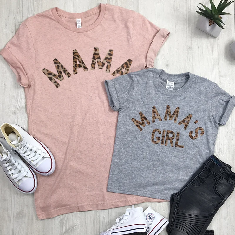 Take Advantage Mama & Mama's Girl Leopard T-Shirts (MRK X)