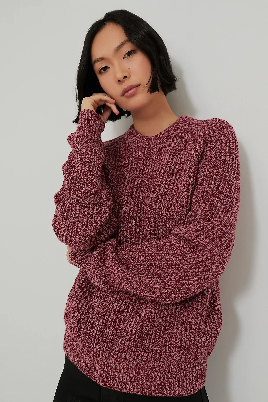 Weekend Deals to Brighten Your Day Marled Dusty Rose Ryan Heavy Sweater