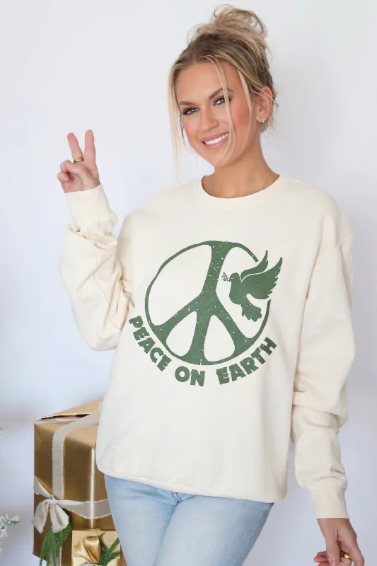 Mega Deal Peace on Earth Sweatshirt (FINAL SALE)