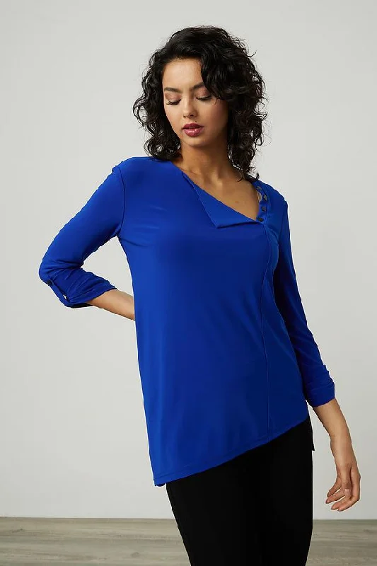 Blowout Sale Joseph Ribkoff Long Sleeve Rivet Detail Blouse