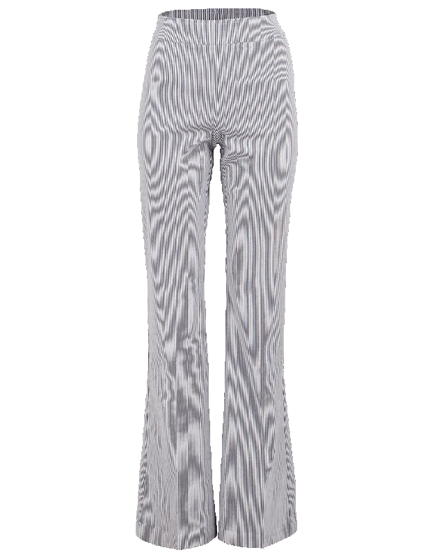 Hot Deal Stripe Seersucker Flare Pant