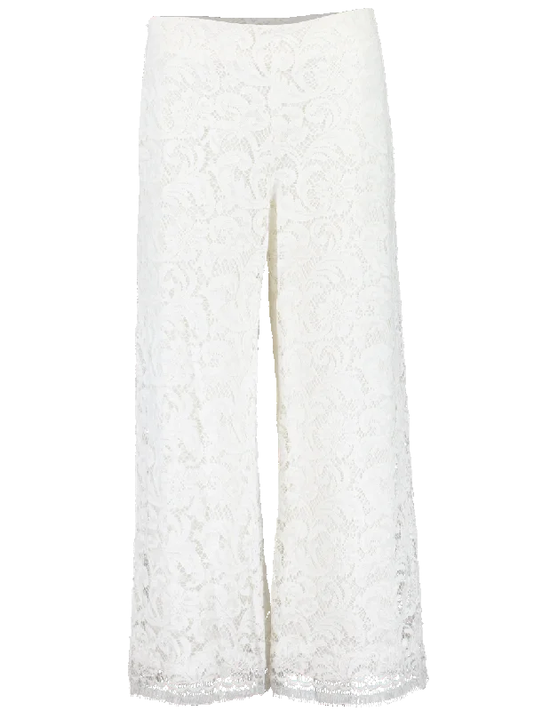 Steal Deal Corded Lace Cropped Pant