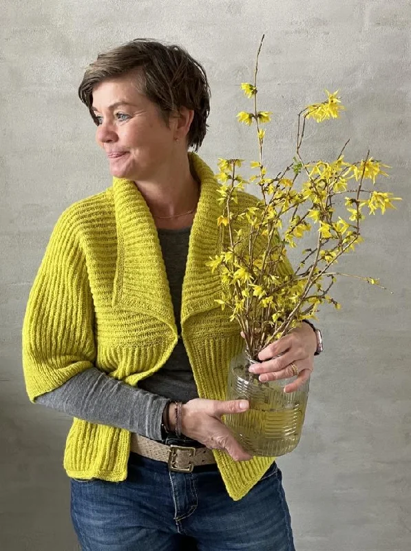 Closeout Deal Patent jacket by Hanne Falkenberg, No 20 knitting kit