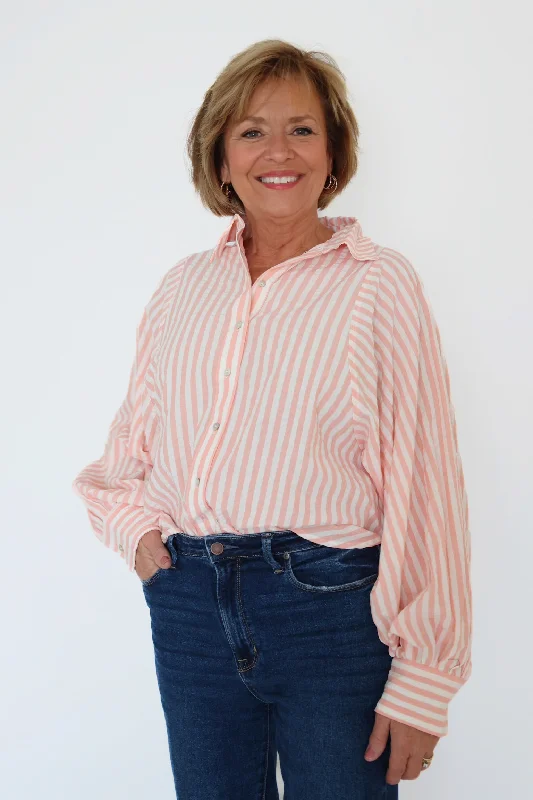 Weekend Savings Bonanza Jefferson Button Down- Coral