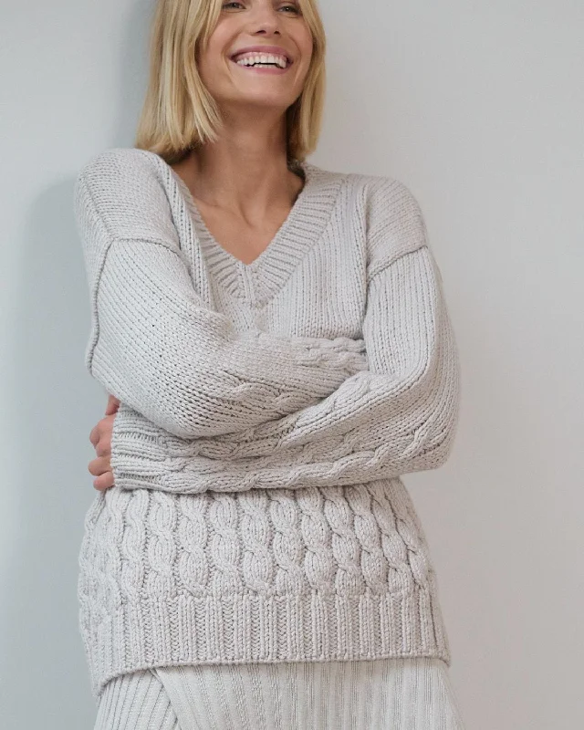 Weekend Sale: Don't Miss Out Slėniai: Silver Grey Merino Wool Sweater