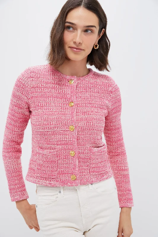 Weekend Discounts Worth Grabbing Marled Pink Maybourne Cardigan