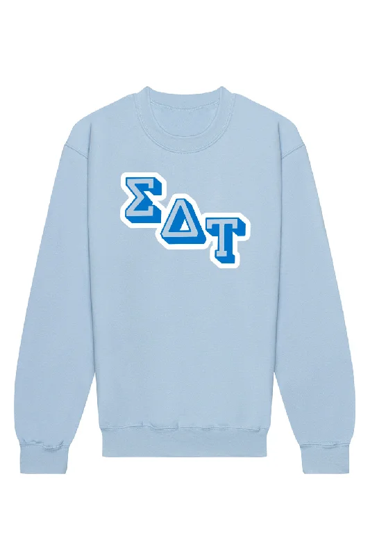 Factory Direct Sale Sigma Delta Tau Varsity Letters Crewneck