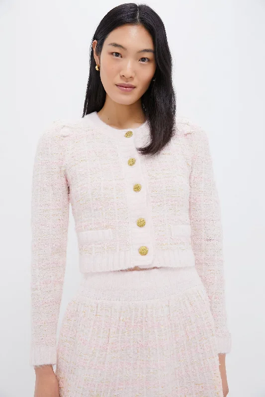 TIME-Limited Offer Pink Knit Cardigan