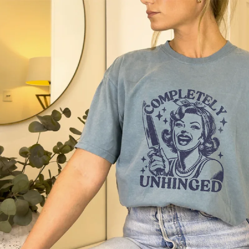 Weekend Steals Await Completely Unhinged Distressed Oversized Acid Wash Tee