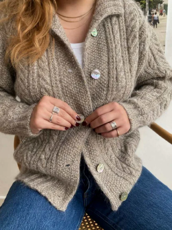 Great Bargain Tomas cardigan by Hanne Falkenberg, No 20 + silk mohair knitting kit