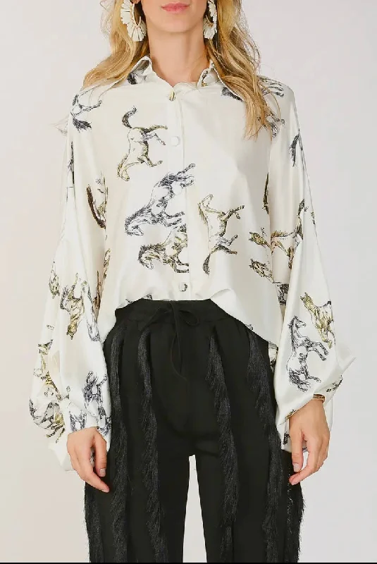 Exclusive Preview Horse Flow Top